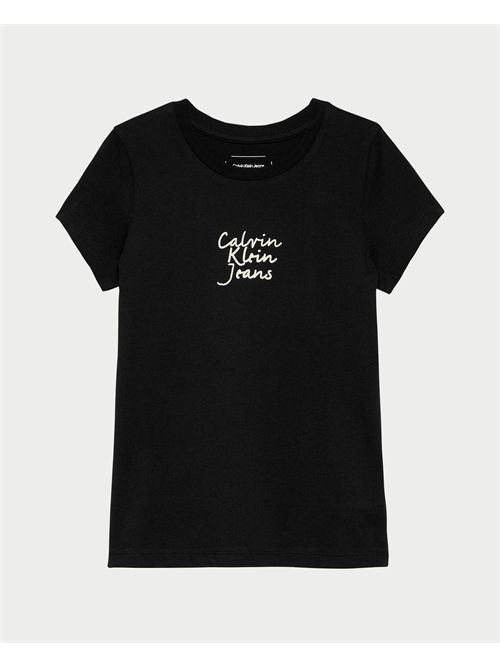 Calvin Klein Crew Neck T-Shirt with Logo CALVIN KLEIN | IG0IG02805BEH